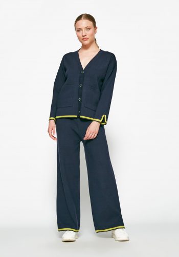 Pantalon Largo Punto Azul