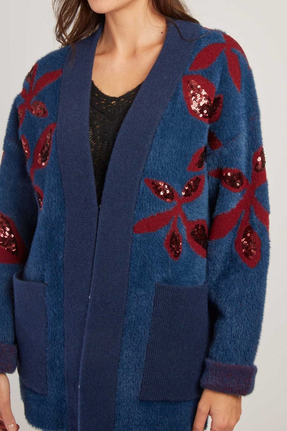 Chaqueta Larga Detalles Blanca - Imagen 6