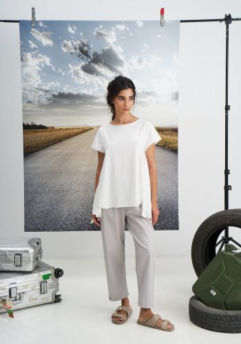 Top Asimetrico Blanco