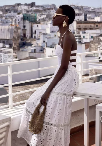 Vestido largo Syria Negro