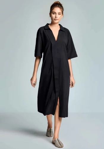 Kaftan Midi Margot Negro